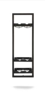 dBodhi Shelfmate Black Stain/Smoked Iron wijnrek NIEUW, Nieuw, Ophalen of Verzenden, Metaal, 5 tot 15 flessen
