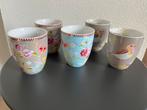 PIP Studio 5 mokken/bekers/kopjes zonder oor - zga nieuw, Huis en Inrichting, Keuken | Servies, Ophalen of Verzenden, Zo goed als nieuw