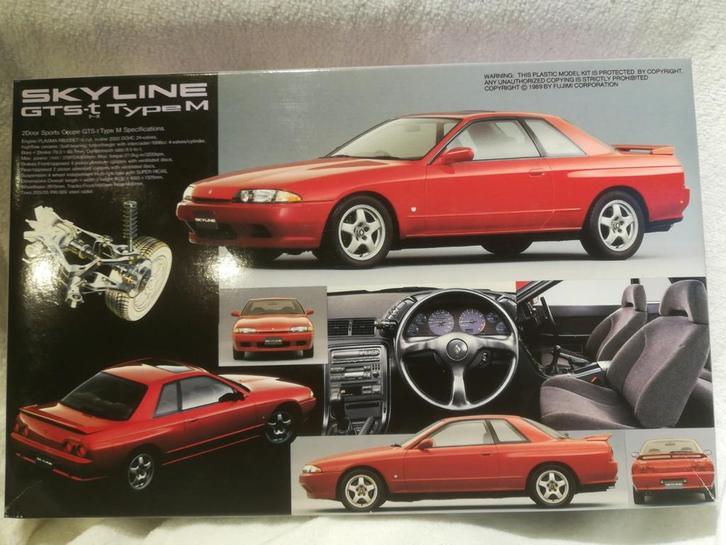 Nissan Skyline GTS-t type M 1:24 Fujimi 03217-800, Hobby en Vrije tijd, Modelbouw | Auto's en Voertuigen, Zo goed als nieuw, Auto
