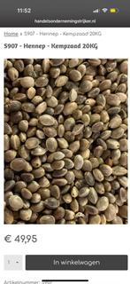 Paloma Hennep - Kempzaad 20KG € 49,95, Ophalen, Vogel