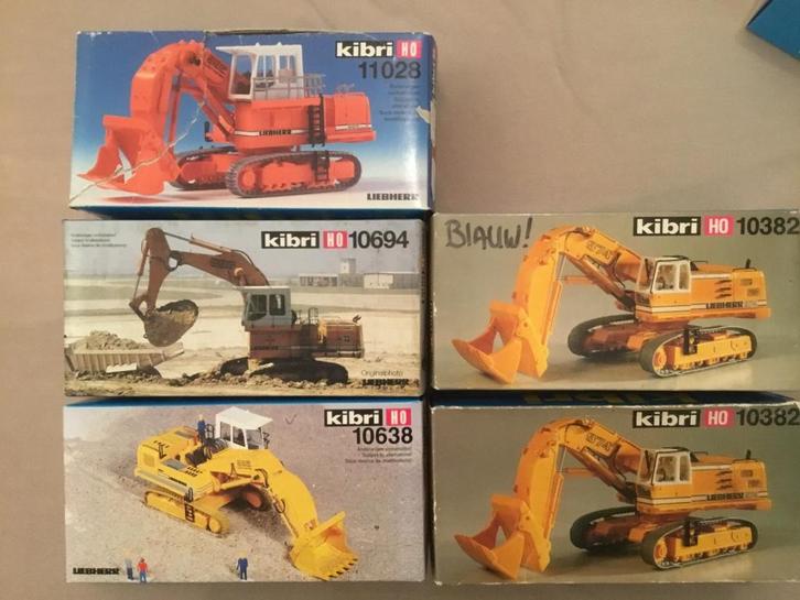 Kibri grondverzet modellen NIEUW en ongebouwd, Hobby en Vrije tijd, Modelauto's | 1:87, Nieuw, Overige typen, Overige merken, Ophalen of Verzenden