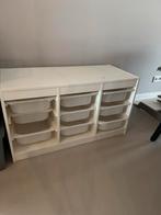 Trofast ikea witte kast met bakken, Ophalen, 25 tot 50 cm, Minder dan 100 cm