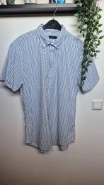 Portonova gestreepte heren blouse | Nieuw | Maat XL, Blauw, Portonova, Nieuw, Ophalen of Verzenden