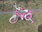 kinderfiets 12 inch handrem-terugtraprem, Fietsen en Brommers, Ophalen, Gebruikt, Minder dan 16 inch, Zijwieltjes