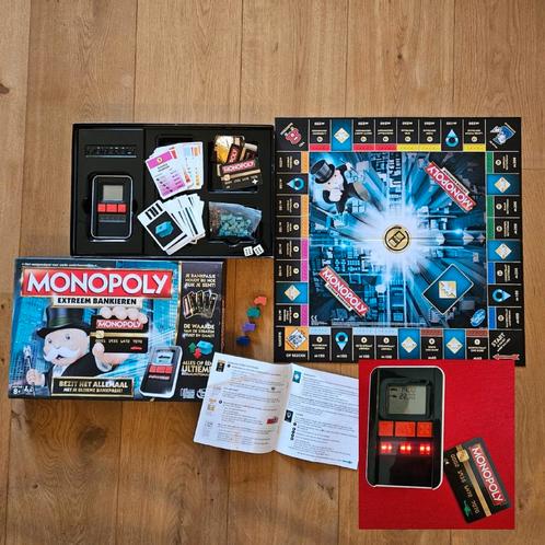 Monopoly Extreem Bankieren Bordspel, Hobby en Vrije tijd, Gezelschapsspellen | Bordspellen, Zo goed als nieuw, Een of twee spelers