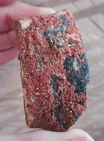 Vanadiniet uit Marokko, Verzamelen, Mineralen en Fossielen, Mineraal, Ophalen of Verzenden