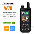 Anysecu W70 Android 10  Zello LTE+ 4G Android 10, Verzenden, Zo goed als nieuw, 15 km of meer, Handsfree-functie