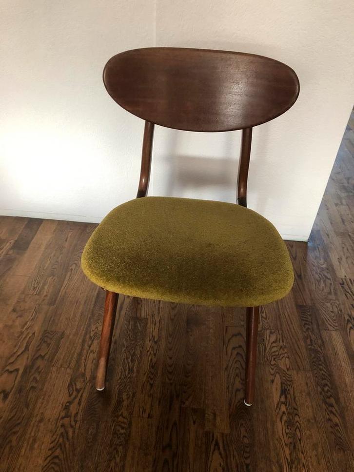 2 Louis van Teeffelen stoelen, Huis en Inrichting, Stoelen, Gebruikt, Twee, Hout, Overige kleuren, Ophalen