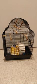 mooie vogelkooi te koop 45x28x63 cm met div toebehoren, Dieren en Toebehoren, Vogels | Hokken en Kooien, Ophalen, Zo goed als nieuw