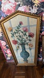 Vontage schilderij bloemen, Ophalen of Verzenden, Huis en Inrichting