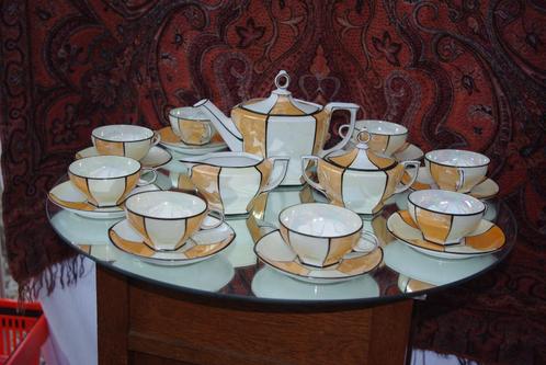 Thee / koffie servies, Antiek en Kunst, Antiek | Servies compleet, Ophalen of Verzenden