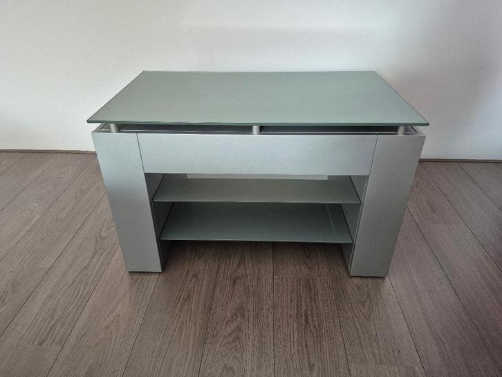 Zilvergrijs TV/Audio meubel, Huis en Inrichting, Kasten | Televisiemeubels, Zo goed als nieuw, Minder dan 100 cm, 50 tot 100 cm