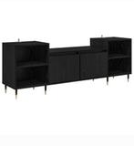 Moderne zwarte TV-meubel kast tv, Ophalen, 150 tot 200 cm, Zo goed als nieuw, Minder dan 100 cm