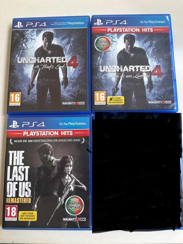 3 PS4 Topgames (Uncharted 4, The Last of Us) beschikbaar voor biedingen