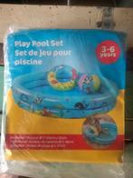 Play Pool Set (zwembad 120x20cm, zwemband, strandbal), Nieuw, Opblaaszwembad, Minder dan 200 cm, Rond