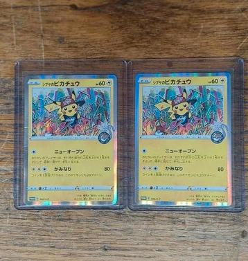 2x Shibuya's Pikachu Pokémon Kaart - Zeldzaam! beschikbaar voor biedingen
