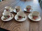 6x kop en schotel James Kent Old Foley, Verzamelen, Porselein, Kristal en Bestek, Ophalen of Verzenden, Zo goed als nieuw, Kop en/of schotel