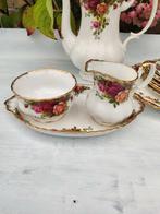 Royal Albert – Old Country Roses. Melkkannetje, suikerpot en, Antiek en Kunst, Antiek | Servies los, Ophalen of Verzenden