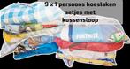 9x 1-persoons hoeslakensets met kussenslopen, Ophalen of Verzenden, Nieuw, Eenpersoons, Dekbedovertrek