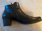 Durea Leren Laarsjes Zwart Maat 40 - Nauwelijks Gedragen, Kleding | Dames, Schoenen, Ophalen of Verzenden, Zo goed als nieuw, Zwart