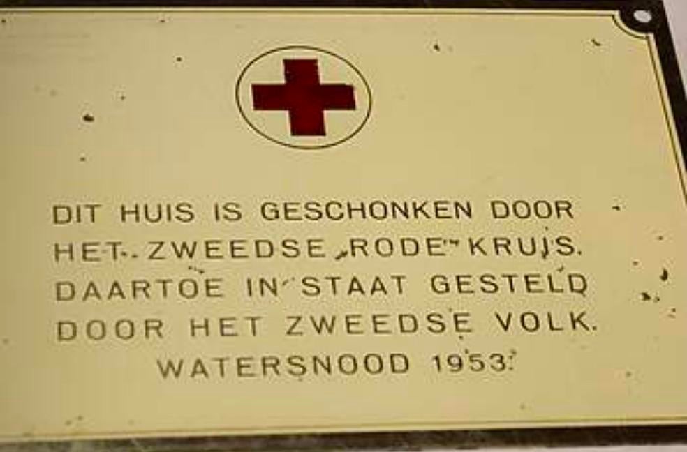 Bordje noorse woning, Ophalen of Verzenden, Overige soorten, Nederland