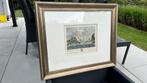 De Haven van Schiedam - D de Jong, Antiek en Kunst, Kunst | Tekeningen en Foto's, Ophalen of Verzenden