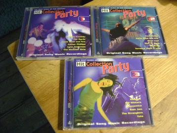 CD's - Hit Collection Party Volume 1, 2 en 3 beschikbaar voor biedingen