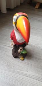 tuinbeeld toekan toecan solar lamp nieuw diverse kleuren, Tuin en Terras, Ophalen of Verzenden, Nieuw, Overige materialen