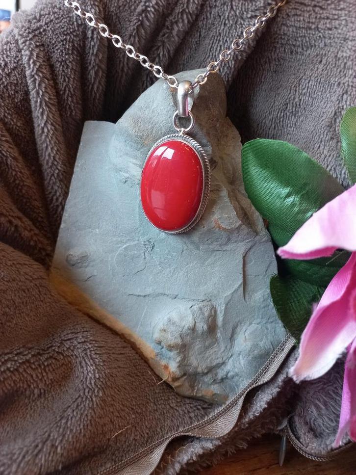 Bamboe koraal hangers!, Sieraden, Tassen en Uiterlijk, Edelstenen, Nieuw, Ophalen of Verzenden