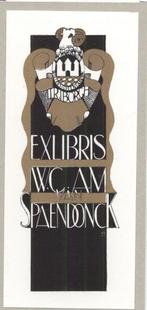 1498 Ex Libris Nederland : Jeanne Bieruma Oosting, 1944, Antiek en Kunst, Verzenden