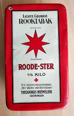Vintage blik ¼ kilo Roode ster tabak izgst, Antiek en Kunst, Ophalen of Verzenden