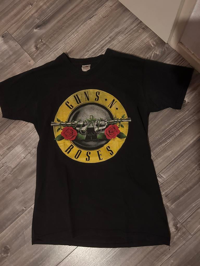 Vintage Guns N' Roses T-shirt - Maat S - Fruit of the loom, Kleding | Dames, Zwart, Fruit of the loom, Ophalen of Verzenden, Korte mouw