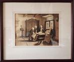 ANTIEKE INGELIJSTE PRENT VAN DAVID ADOLPH CONSTANT ARTZ ., Antiek en Kunst, Ophalen of Verzenden