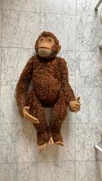 Vintage Chimpansee Steiff Jacko 1950-1955 80 cm US-Zone, Steiff, Gebruikt, Ophalen of Verzenden