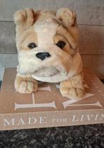 Bulldog hond knuffel 23 cm hoog, Ophalen of Verzenden, Zo goed als nieuw, Hond