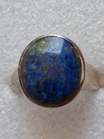 925/-- zilveren ring met Lapis lazuli steen-- ringmaat 19, Sieraden, Tassen en Uiterlijk, Ringen, 19 tot 20, Nieuw, Dame of Heer