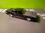 Jada - 1973 Plymouth Barracuda [zwart] 1/55 Fast & Furious, Ophalen of Verzenden, Zo goed als nieuw, Auto