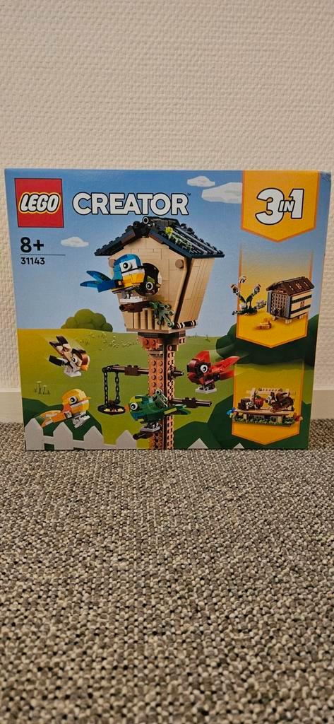 Lego creator 31143 vogelhuis 3in1 set nieuw in doos, Kinderen en Baby's, Speelgoed | Duplo en Lego, Nieuw, Lego, Complete set