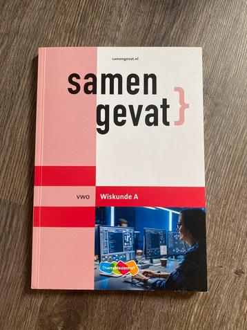 VWO wiskunde A samengevat beschikbaar voor biedingen