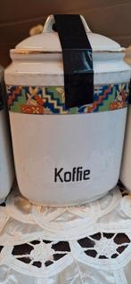 Set  oude voorraadpotten koffie suiker thee rijst enz, Antiek en Kunst, Antiek | Keramiek en Aardewerk, Ophalen of Verzenden