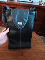 Laurent David leren tas - langwerpig model, Ophalen of Verzenden, Zwart, Handtas