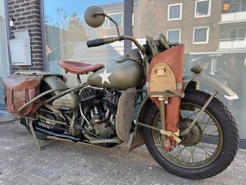 Harley-Davidson 42 WLA  Type V 1943 compleet gerestaureerd  beschikbaar voor biedingen