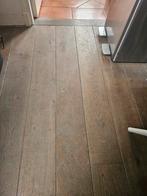 massief houtenvloer 18mm dik, Doe-het-zelf en Verbouw, Vloerdelen en Plavuizen, Ophalen, Gebruikt, Hout, 10 tot 30 cm