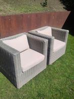 2x Wicker lounge tuinfauteuils, Ophalen, Wicker, Stoel