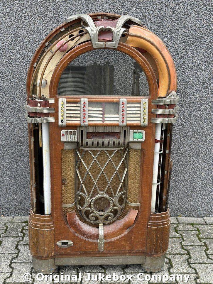 JUKEBOX: 1946 Wurlitzer model 1015 jukebox origineel, Verzamelen, Automaten | Jukeboxen, Gebruikt, Wurlitzer, Voor 1950, Ophalen