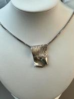 Scandinavisch zilveren collier Finland, Verzenden, Zo goed als nieuw, Zilver, Zilver