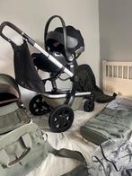 Joolz Day 3 in 1 green + Cybex Z black zwart, Kinderen en Baby's, Kinderwagens en Combinaties, Zo goed als nieuw, Combiwagen, Verstelbare duwstang