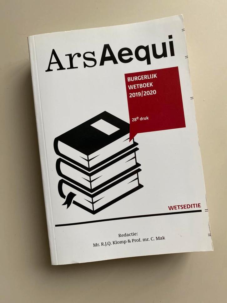 Burgerlijk Wetboek 2019/2020, Boeken, Wetenschap, Zo goed als nieuw, Ophalen of Verzenden