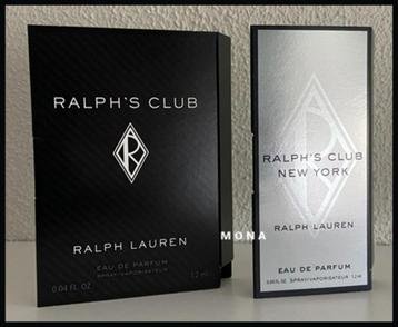 RalphsClub set 2 parfum samples proefjes testers monsters beschikbaar voor biedingen
