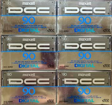 Zeldzaam NOS Maxell DCC90 Digital Compact Cassette 90 JAPAN beschikbaar voor biedingen